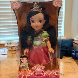 Disney My First Princess Doll with Green and Pink Outfit